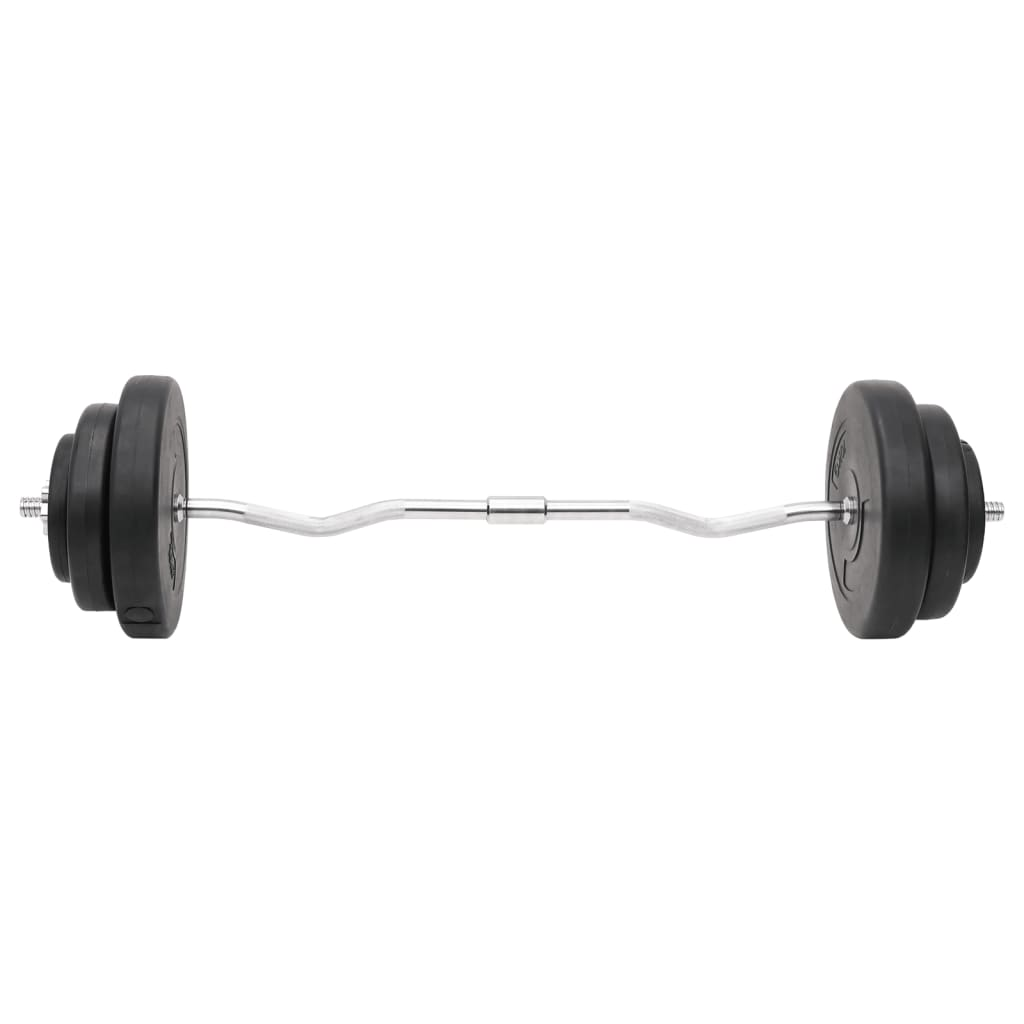 VidaXL Barbell and Dumbbell with Plates 60 kg