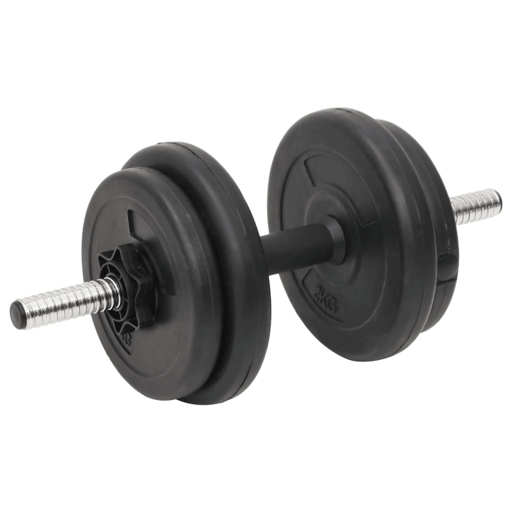 VidaXL Barbell and Dumbbell with Plates 60 kg