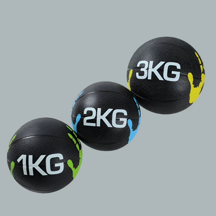 Gravity Ball 1pc Waist Abdomen Exercise Balance Ball Rehabilitation Training Exercise Solid Rubber Fitness Medicine Ball