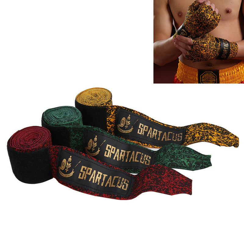 1 Pair Professional Boxing Handguard Bandage Woolen High Elastic Sanda Taekwondo Hand Bandage