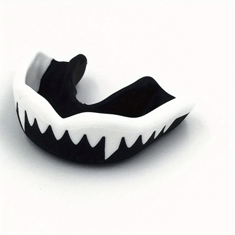 Durable Sport Mouthguard for Adults - Teeth Protector Brace for Basketball, Rugby, Boxing, Karate - Black PPS Material, Neutral Gel, Martial Arts, Dental Performance