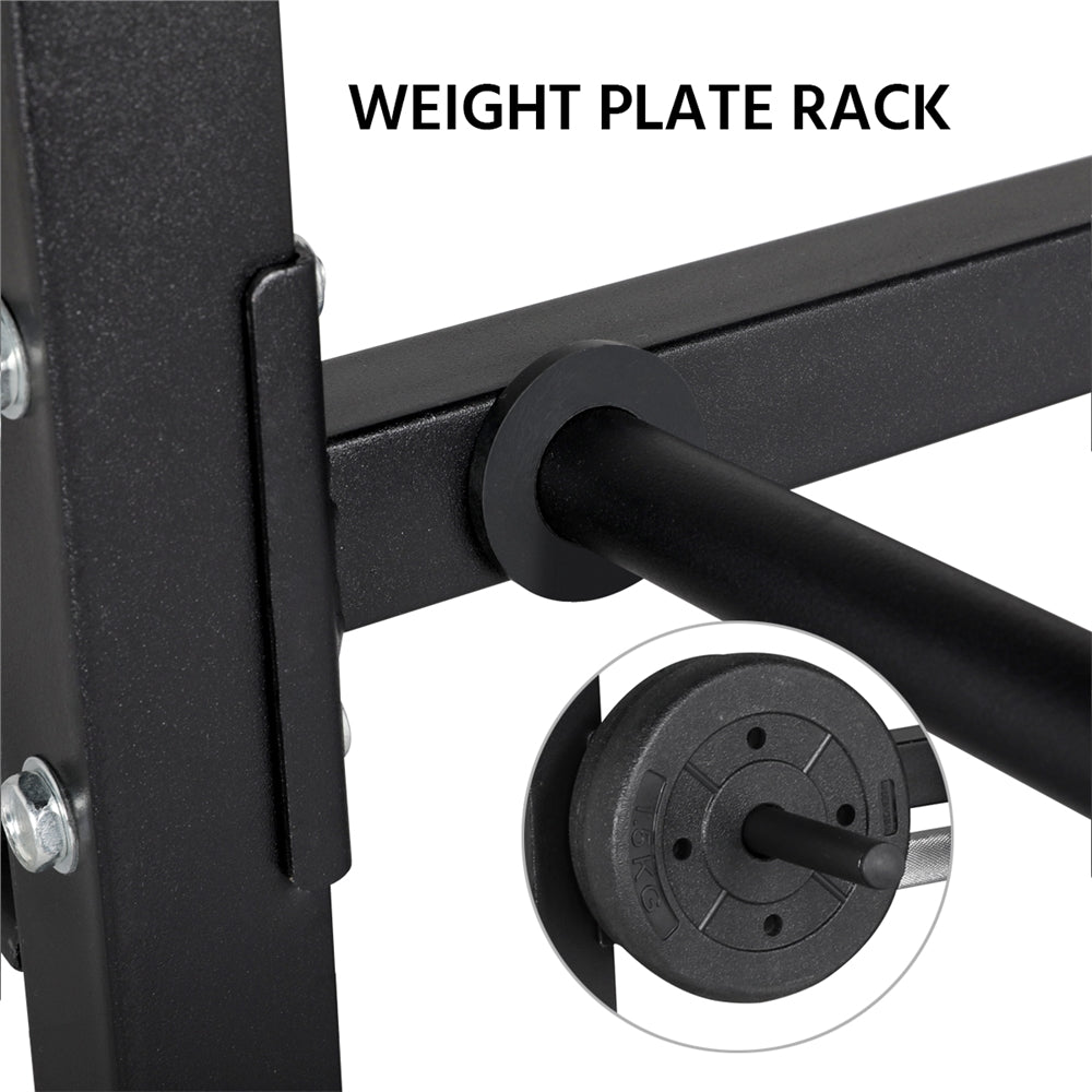 Yaheetech 3 Tier Dumbbell Barbell Rack Weight Plate Storage Holder Weight Bar Rack for Gym Home Fitness Equipment 300kg