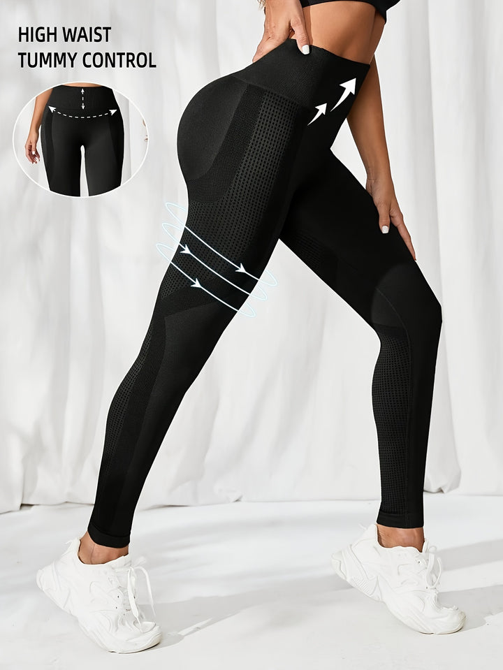 Women's Yoga Leggings With High Waist, Comfortable And Breathable, And Stretchy, Perfect For Outdoor Activities And Fitness