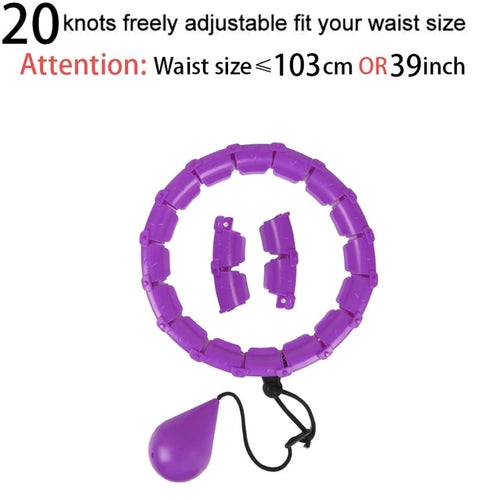 32/20/24/28 Section Adjustable Sport Hoops Abdominal Waist Exercise