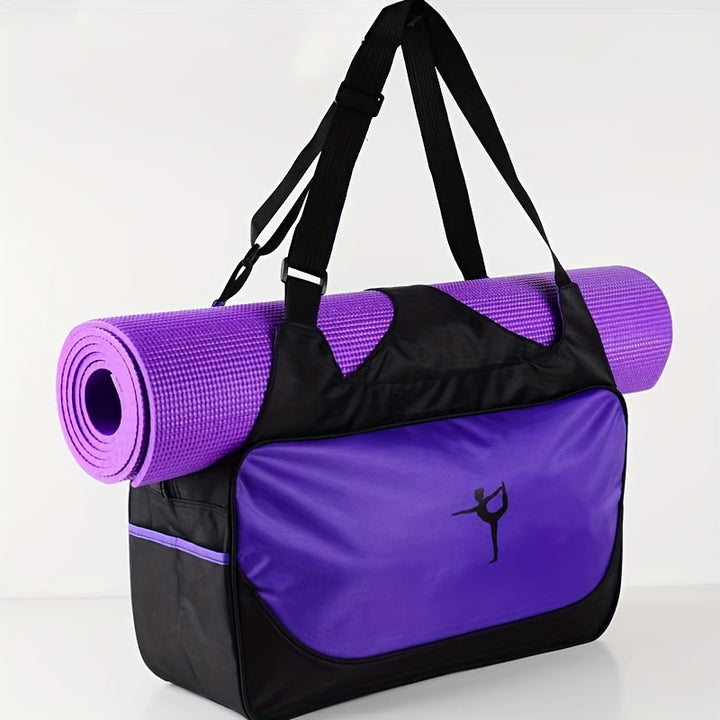 Yoga Mat Storage Bag - Durable Oxford Fabric, Waterproof, Perfect for Daily Fitness & Training Gear