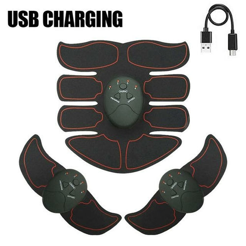 EMS USB Charging Muscle Stimulator Fitness  Buttock Abdominal Trainer