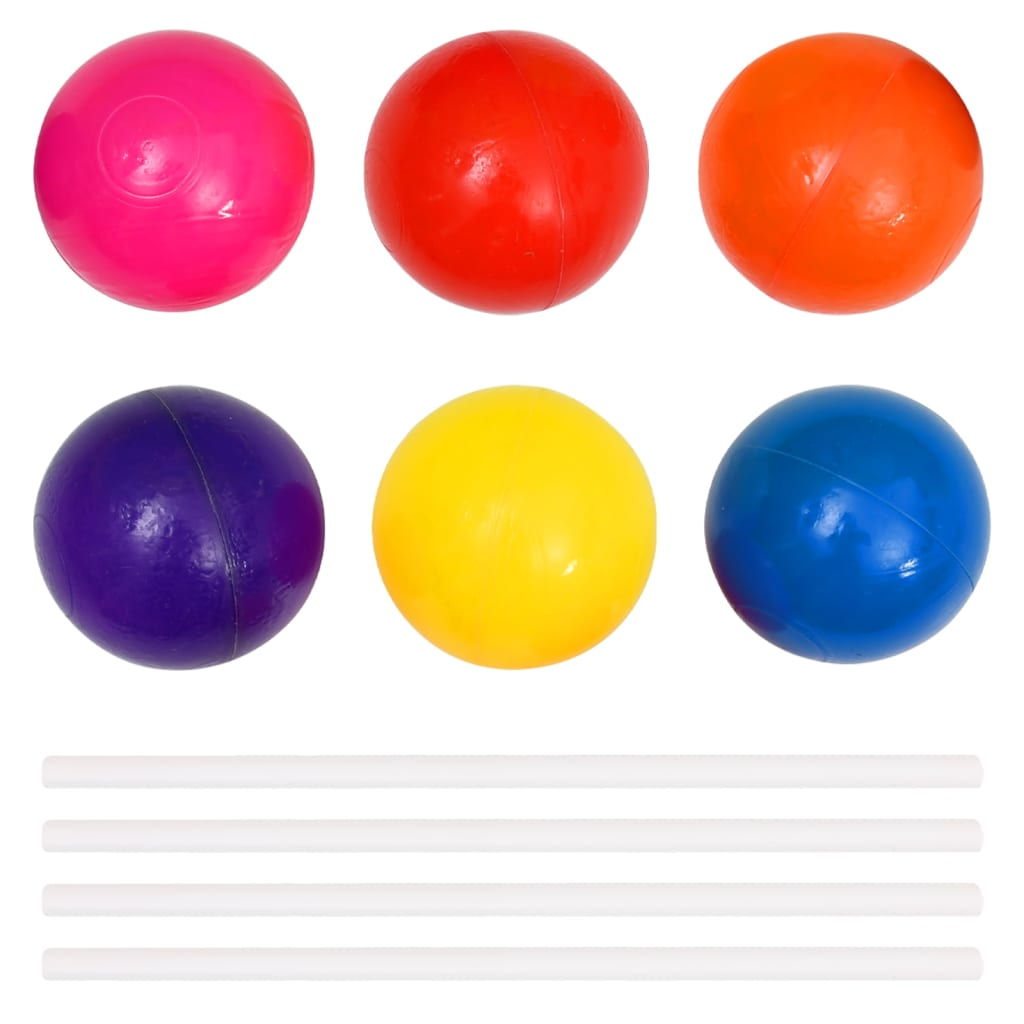 vidaXL Ball Pool with 300 Balls for Kids 75x75x32 cm