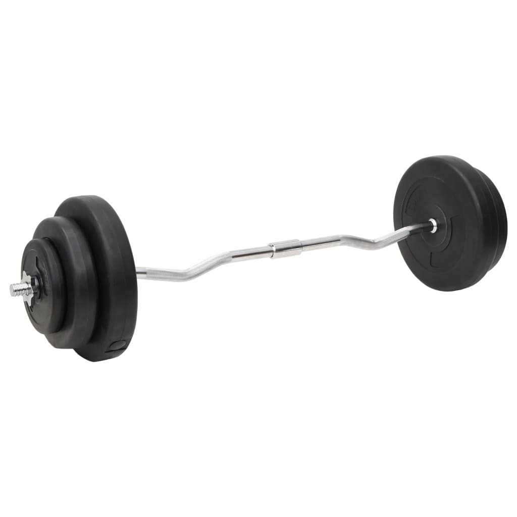 VidaXL Barbell and Dumbbell with Plates 60 kg