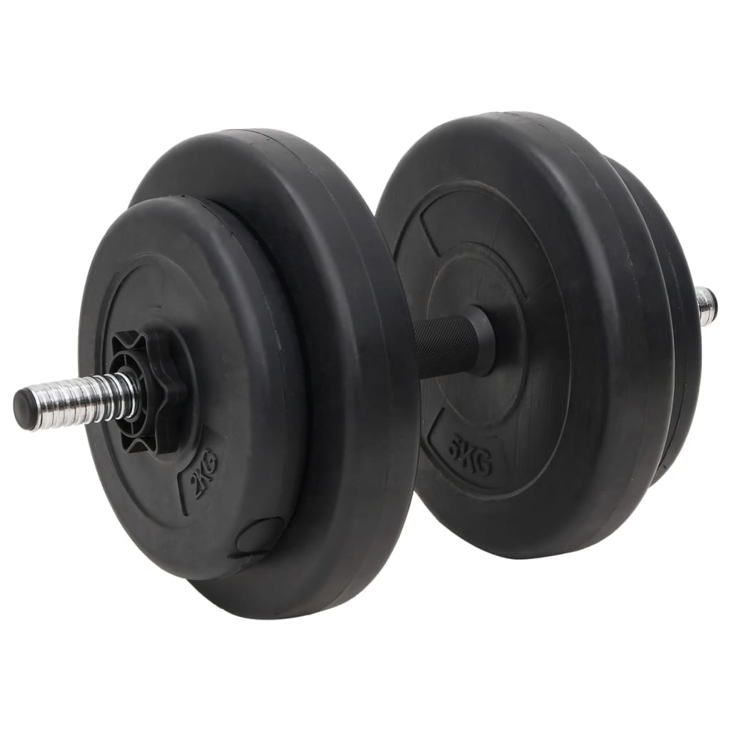 VidaXL Barbell and Dumbbell with Plates 60 kg