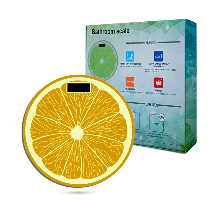 Orange & Lemon Design Body Weight Digital Scale ~5386