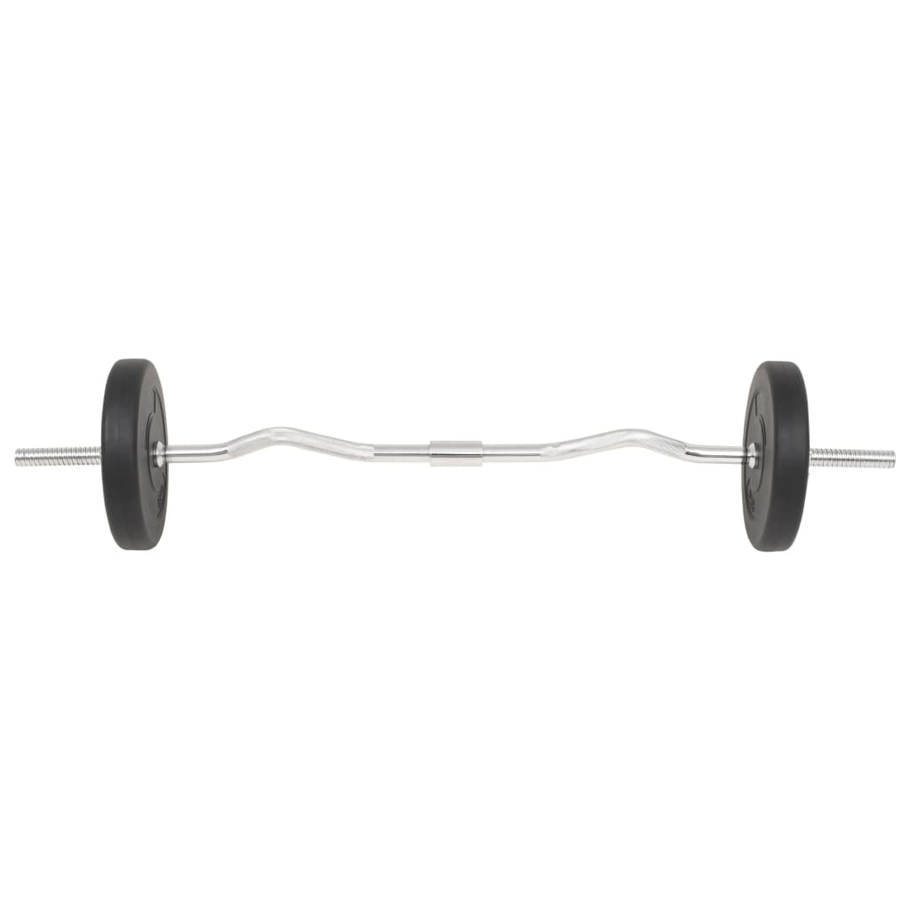 VidaXL Barbell and Dumbbell Set 30 kg