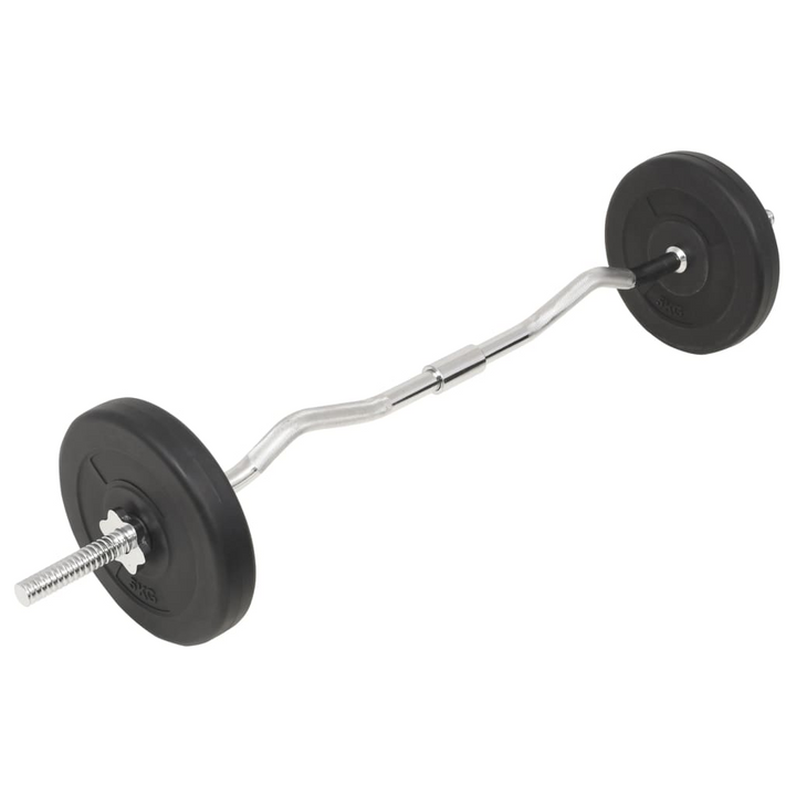 VidaXL Barbell and Dumbbell Set 30 kg