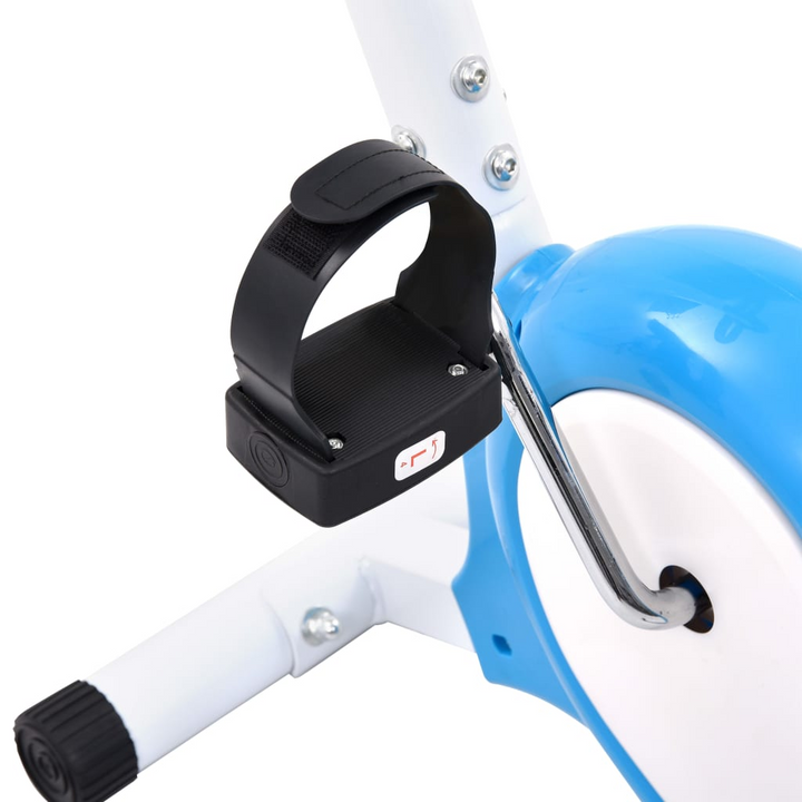 VidaXL Exercise Bike with Belt Resistance Blue