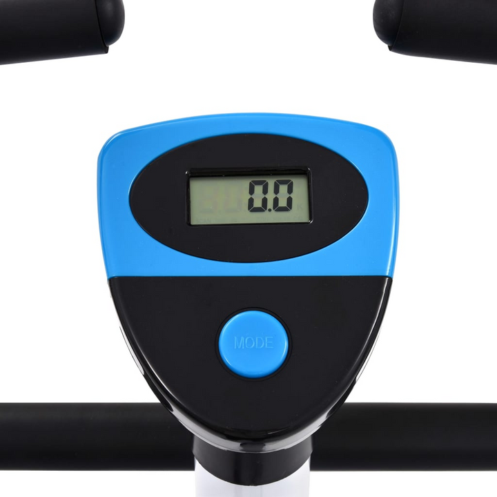 VidaXL Exercise Bike with Belt Resistance Blue