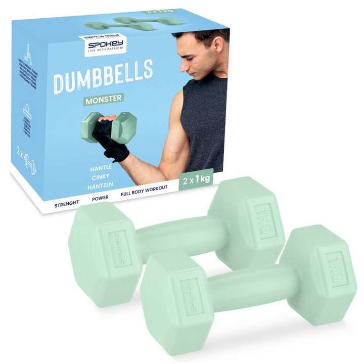 Spokey Monster Dumbbells 2 x 1 kg SPK-944049