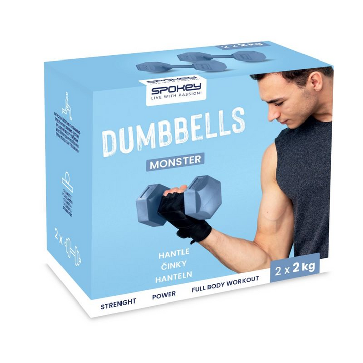 Spokey Monster Dumbbells 2 x 2 kg SPK-944047