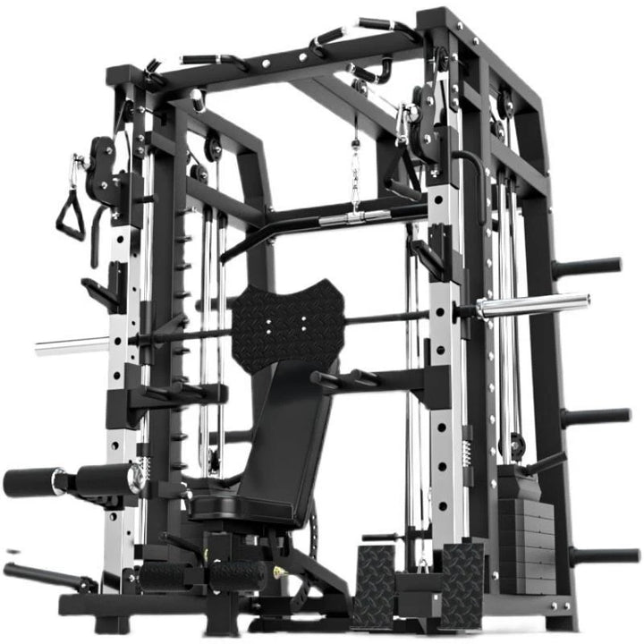 Multi-Function Smith Machine, Gym Equipment, Commercial Strength Training, 3D Power Rack