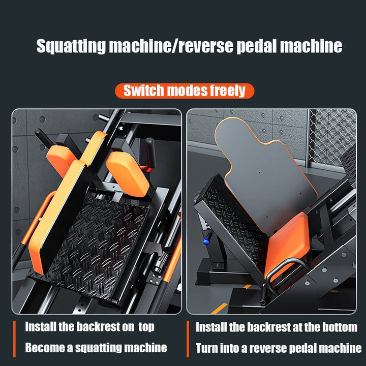 Backward Forward Pedaling Dual Trainer, Gym Leg Strength Exercise, Oblique Pedaling Trainer, Equipment Smith Machine