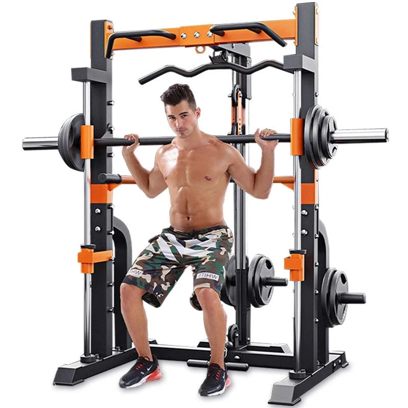 Home Gym Large Multi Fitness Equipment Squat Material Workout Abs Exercise Training