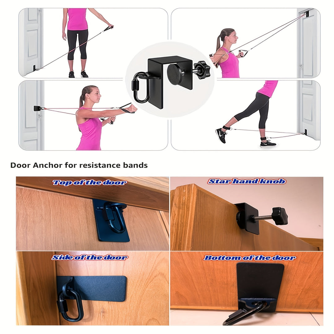 1pc Workout Door Anchor For Resistance Band, Fitness Attachment Suitable For Body Strength Training