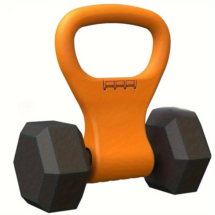 Dumbbell to Kettlebell Converter - Durable ABS Grip Handle for Enhanced Home Gym Fitness Training