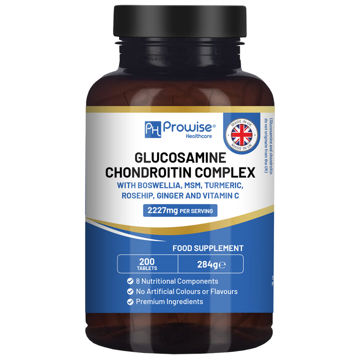 Glucosamine and Chondroitin Complex – 200 High Strength Tablets