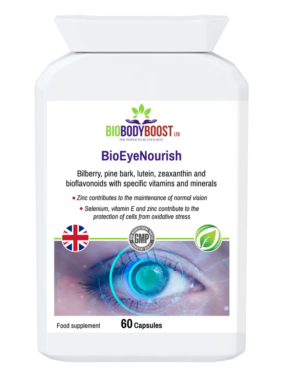 BioEyeNourish - Vision Support Supplement Bilberry Lutein