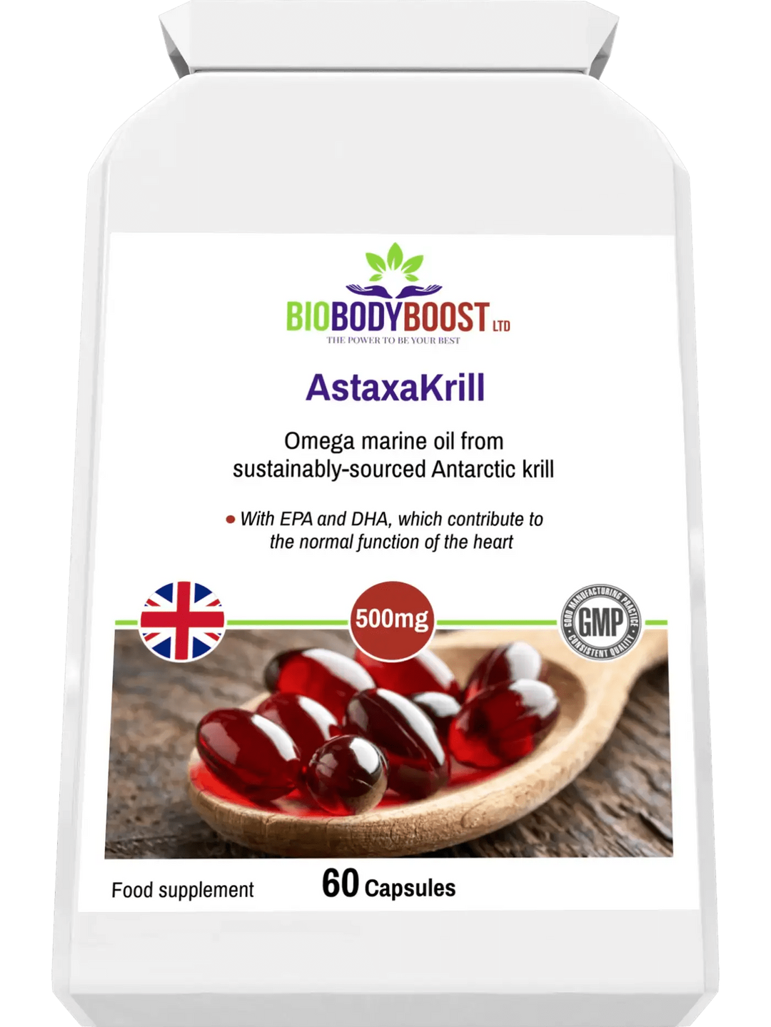 AstaxaKrill - Antarctic Krill Oil Capsules