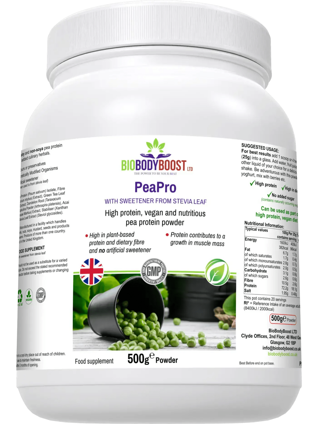 PeaPro - High Protein Pea Powder