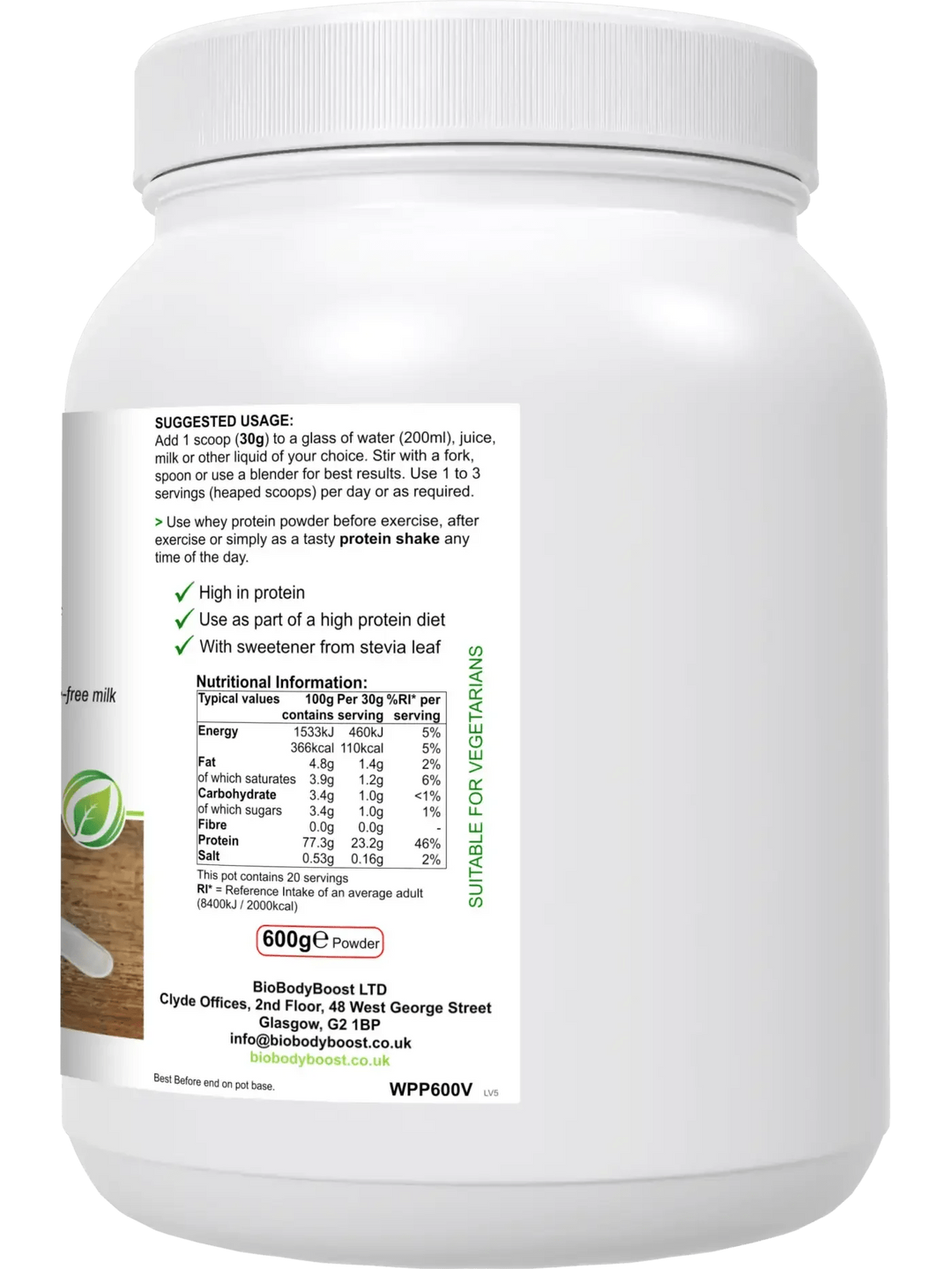 WheyPro (Vanilla flavour) Whey Protein Powder