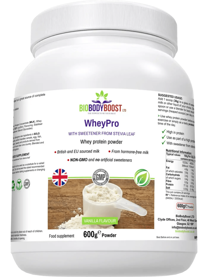 WheyPro (Vanilla flavour) Whey Protein Powder