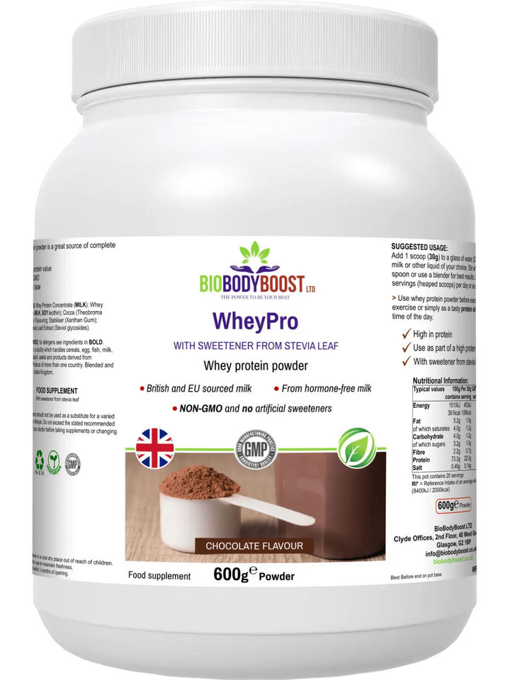 WheyPro - (Chocolate flavour) Whey Protein Powder