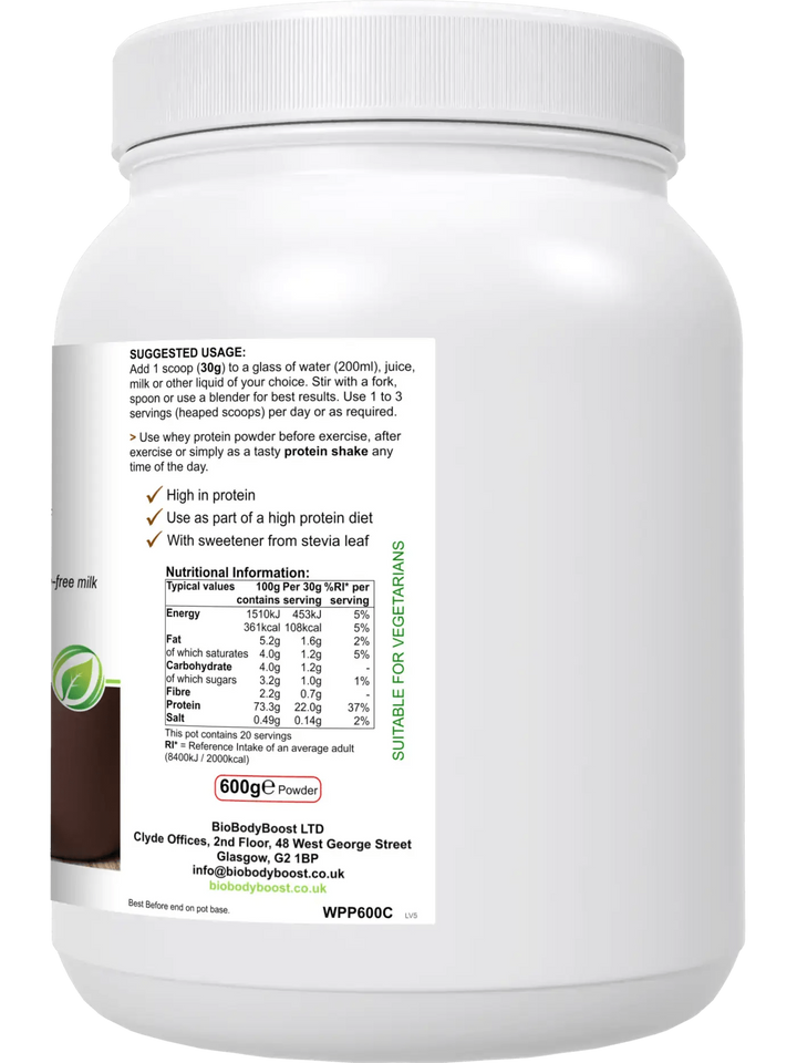 WheyPro - (Chocolate flavour) Whey Protein Powder