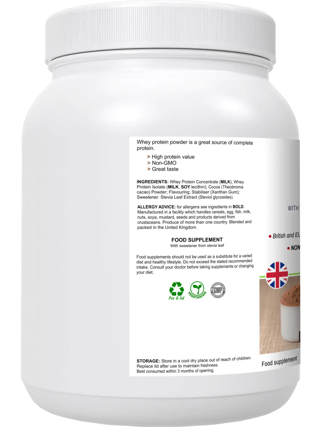 WheyPro - (Chocolate flavour) Whey Protein Powder