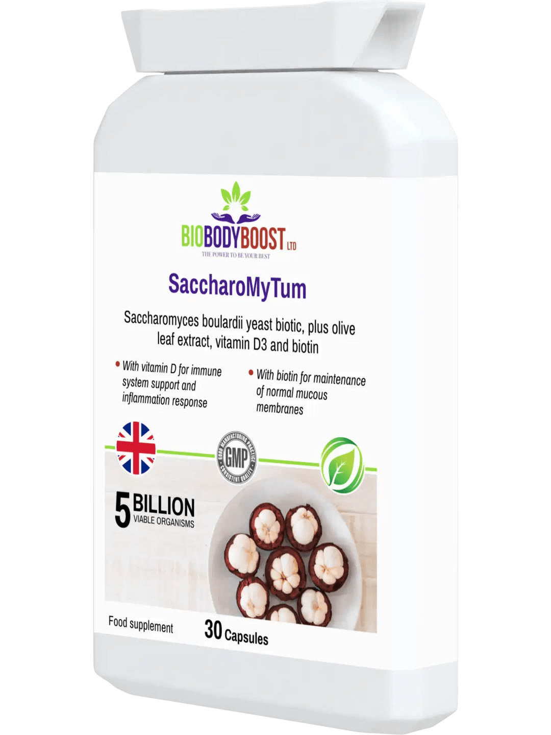 SaccharoMyTum - Vegan Biotics and Vitamin D3