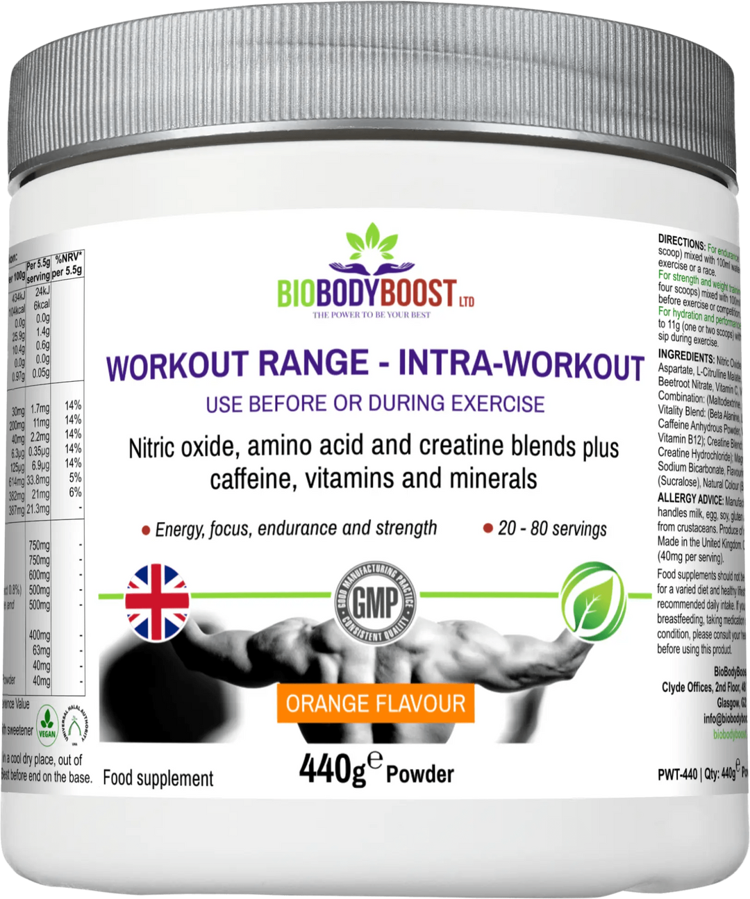 Workout Range - Intra-Workout: Amino Acids and Creatine Blend