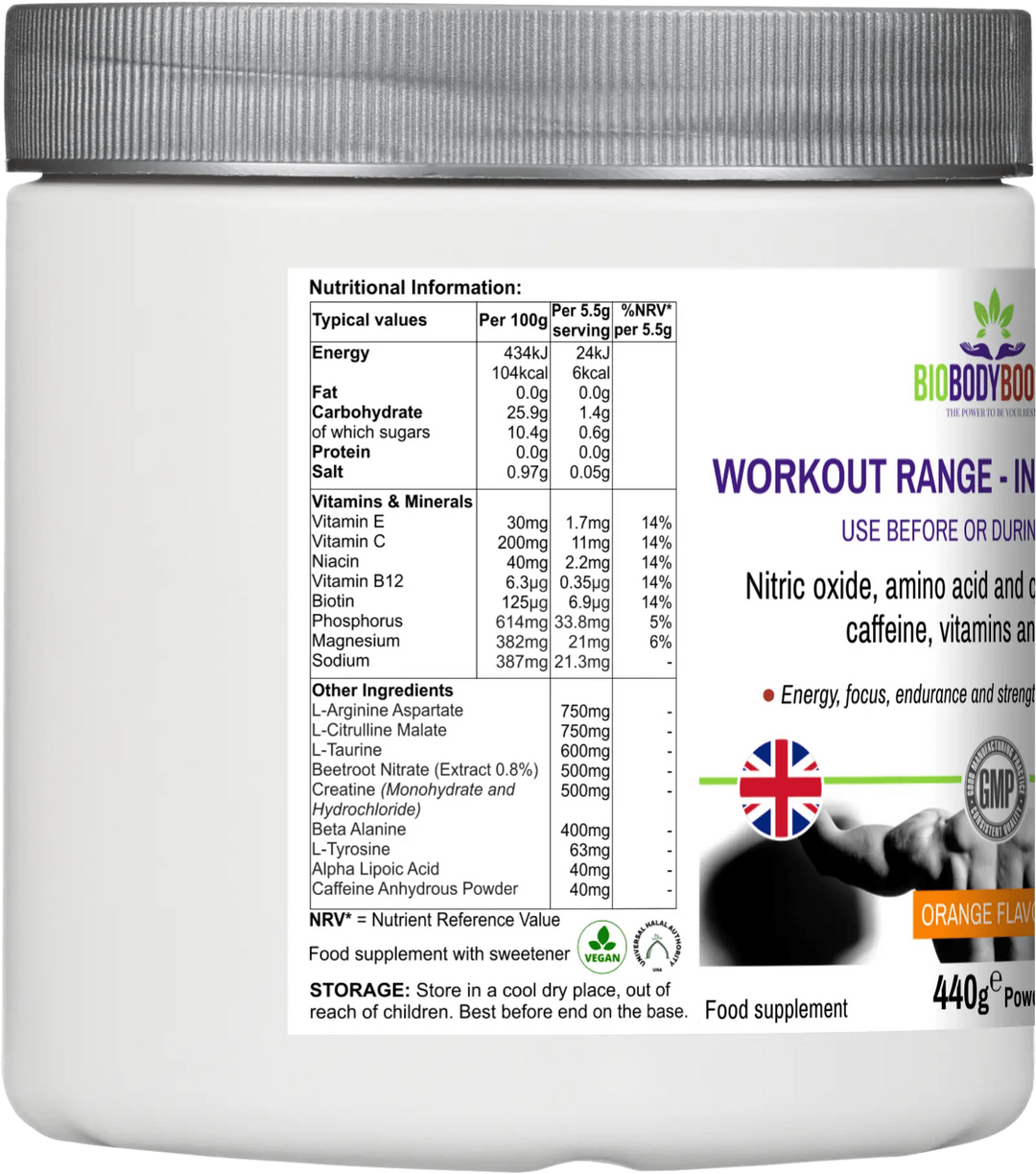 Workout Range - Intra-Workout: Amino Acids and Creatine Blend