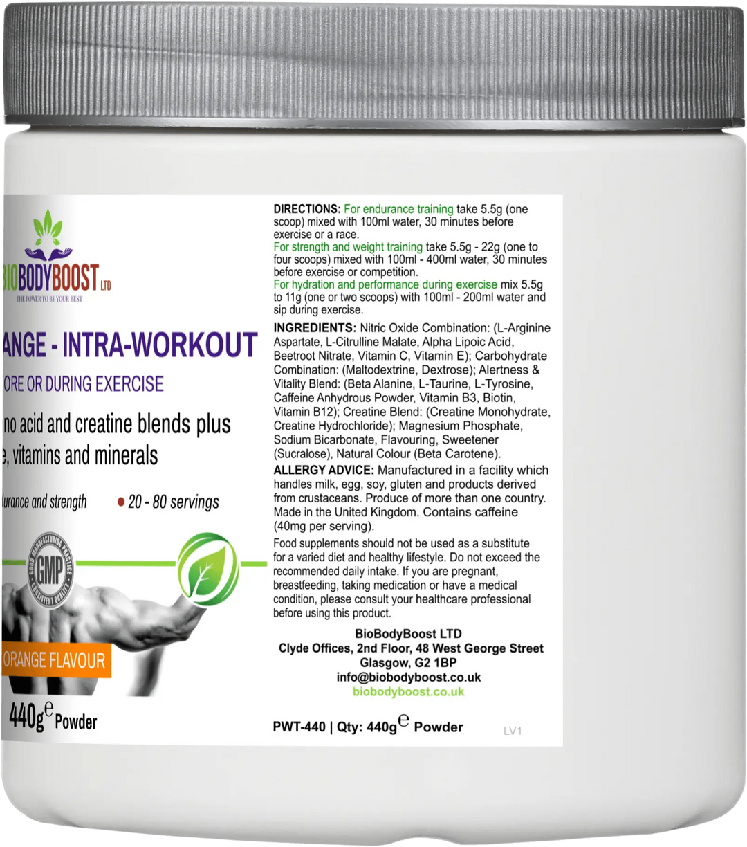 Workout Range - Intra-Workout: Amino Acids and Creatine Blend