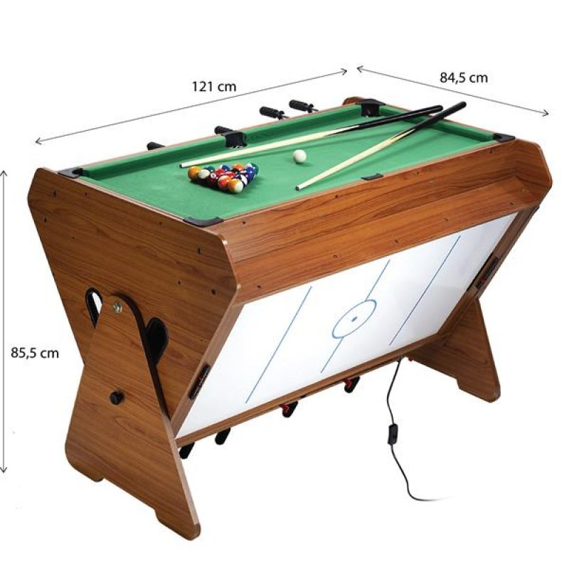 SDG Set 3in1 Table for Billiards, Table Football, Air Hockey