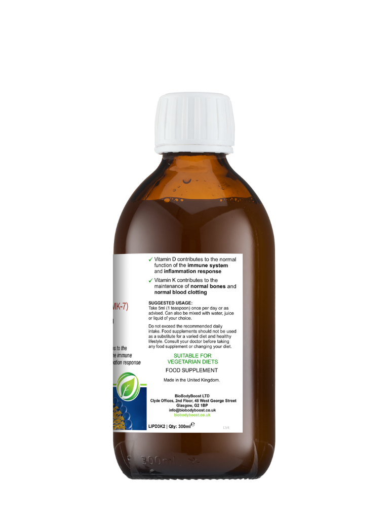 LIPOVITA D3+K2 - Liposomal Vitamin D3+K2