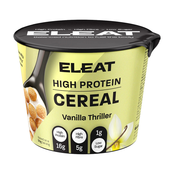 ELEAT - High Protein Vanilla Thriller Cereal Balls 8 x 50g Pots