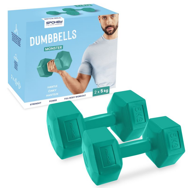 Spokey Monster Dumbbells 2 x 5 kg SPK-943622