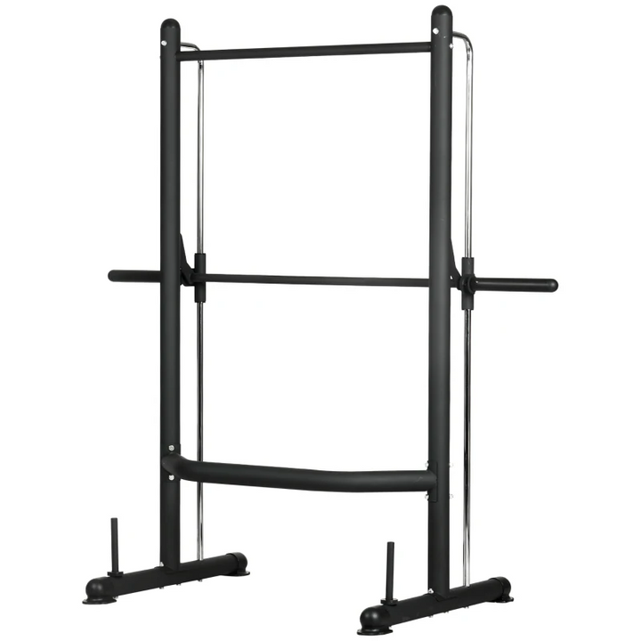 Squat Rack with Pull Up Bar, Adjustable Weight Rack, Multi-Functional Weight Lifting Barbell Stand for Home Gym Strength Training by HOMCOM