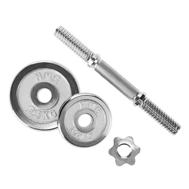 Barbells in a CHROME HMS 2x10kg STC20 Case