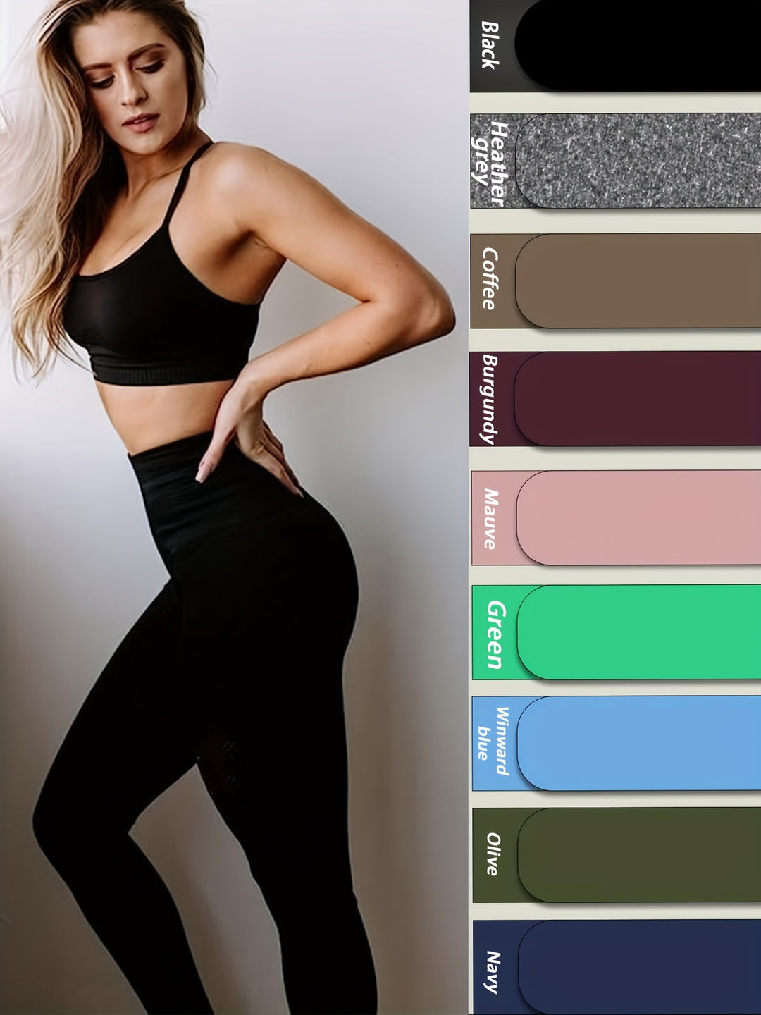 5-Pack Super Soft High Waisted Leggings for Women - Tummy Control, Non-See-Through, Stretch Yoga Running Pants, Casual Athletic Workout Leggings For Fall & Winter