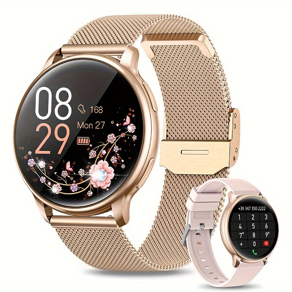 1pc LITTLE MEATBALL Smartwatch with Wireless Call & SMS, Minimalist Design, 3.35cm TFT Screen, 360x360 Resolution, IP67 Water Resistant, 19 Sports Modes, Music Player, Sleep Tracker, Pedometer, Magnetic Charging, 260mAh Recha