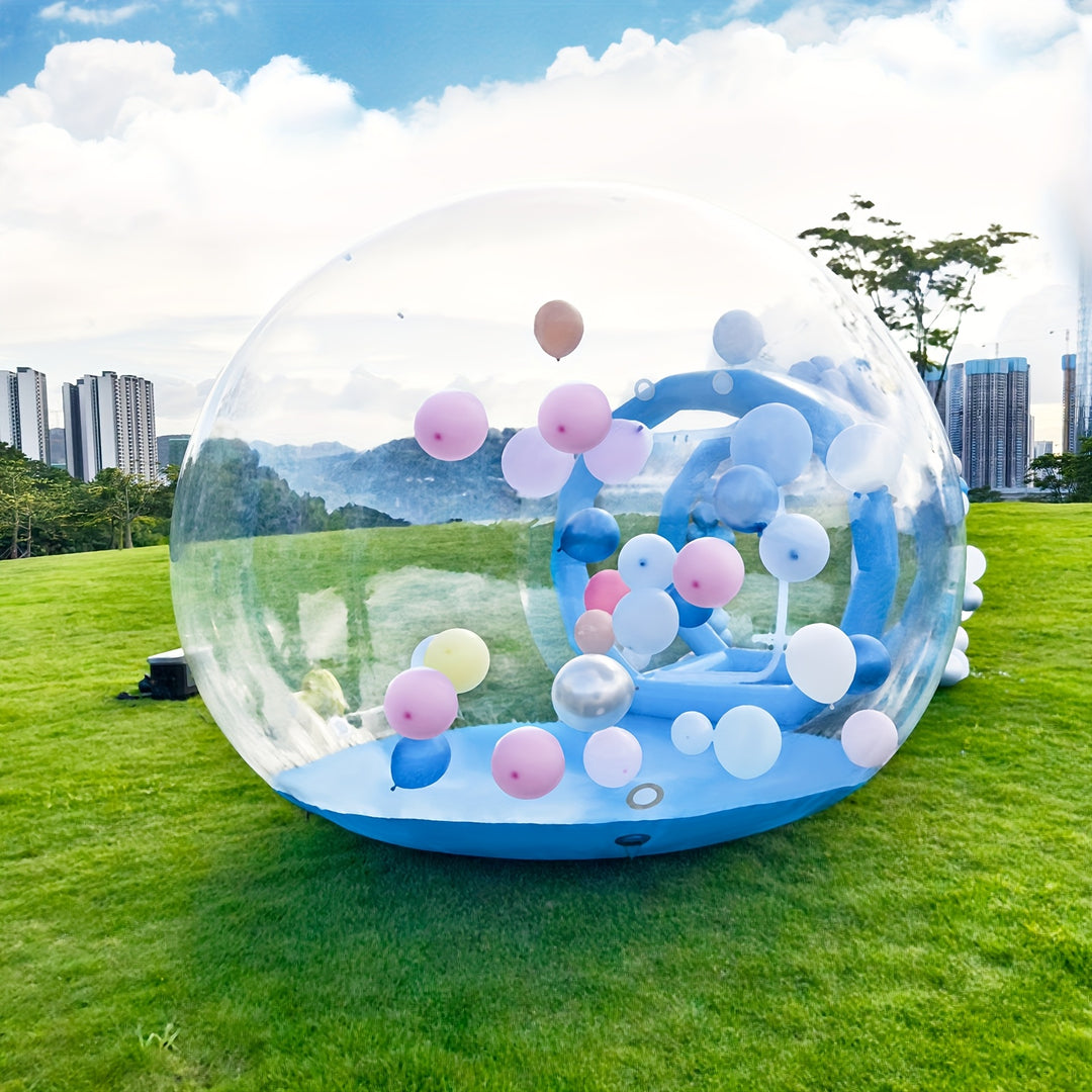 10 Ft/3 M Bubble Party House, Outdoor Transparent Dome Tent, Bubble Transparent Dome Inflatable House, Transparent Dome Balloon Garden Tent, Suitable For Birthdays, Parties, Christmas, Weddings