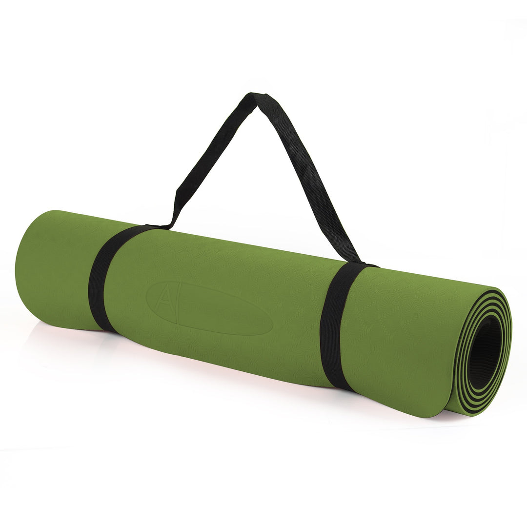 6mm TPE Yoga Mat Moisture-proof Non-slip Yoga Mat Thickened Fitness Mat For Home Gym Training