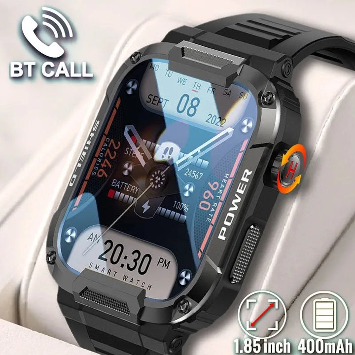 Rugged Military Smart Watch With GPS Tracking