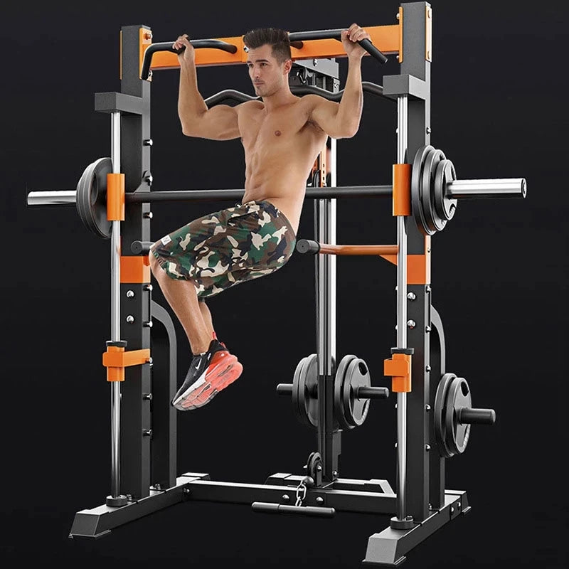 Home Gym Large Multi Fitness Equipment Squat Material Workout Abs Exercise Training